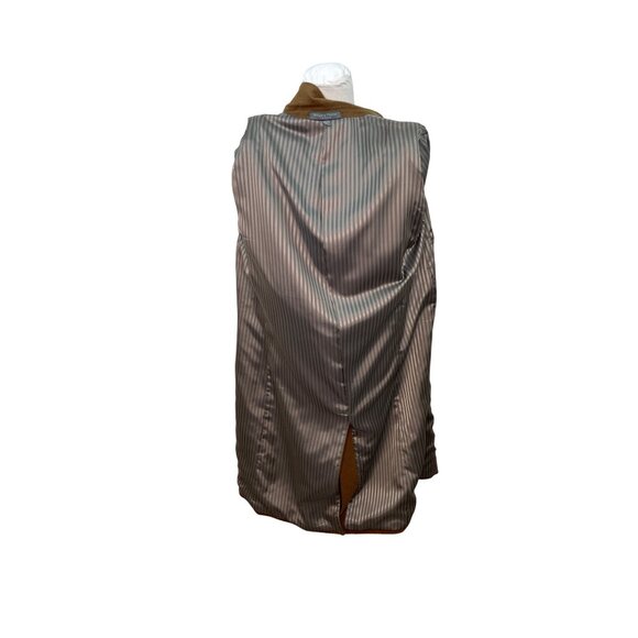 Vintage Angelo Rossi Mens Brown Wool Blend Overcoat With Notched Lapel - Picture 4 of 11